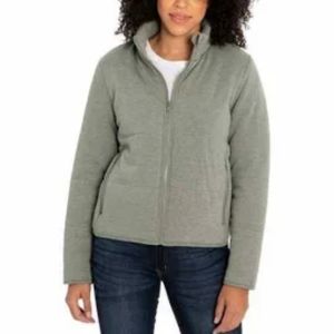 Three Dots Quilted Knit Jacket